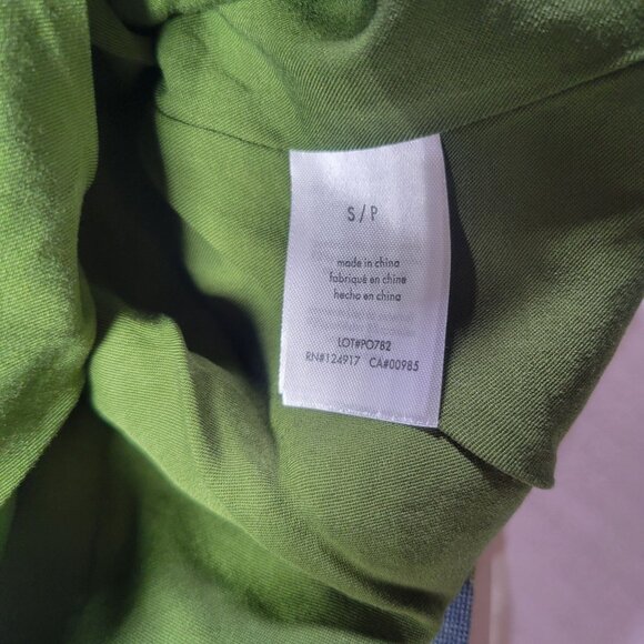 WeWoreWhat Women Green Plaid Cropped Blazer Jacket Size Small - Picture 3 of 10